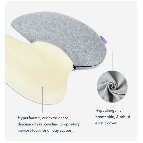 NWOT C CUSHION LAB Lumbar Pillow Ergonomic Back Support  Lumbar Support Cushion - Picture 4 of 8